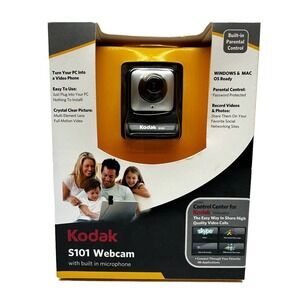 Kodak Webcam Built In Microphone‎ S101 New in Package Mac or Windows
